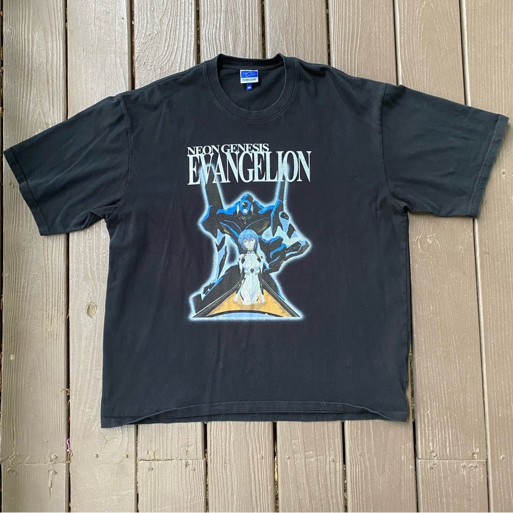 Rei Ayanami Neon Genesis Evangelion Anime Vintage Style YOUNGGUNS AOP 4XL Shirt